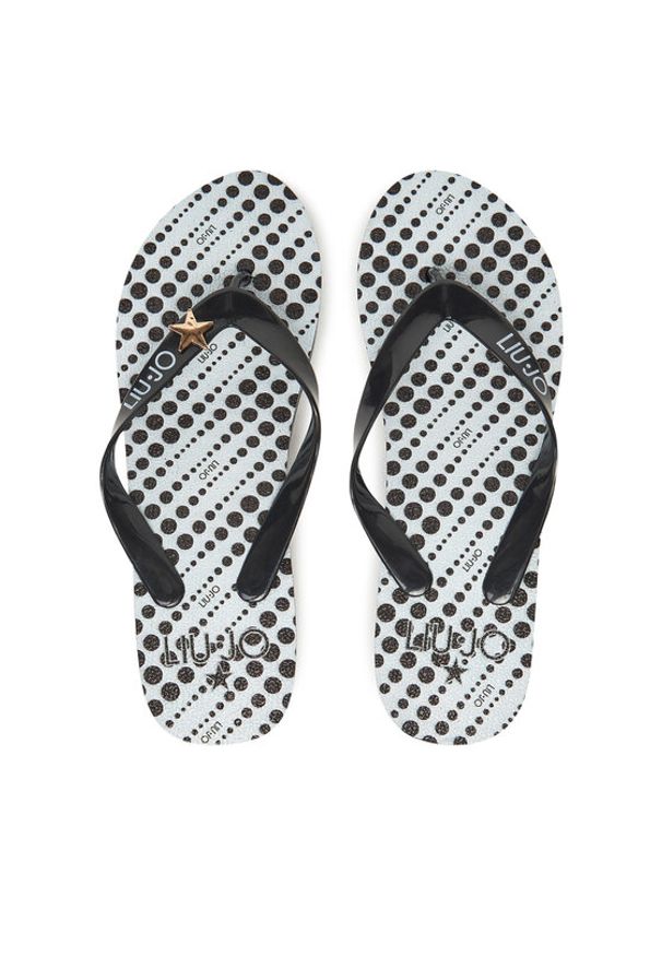 Liu Jo Japonki Ciabatta VA5188 E1005 Czarny. Kolor: czarny. Materiał: syntetyk