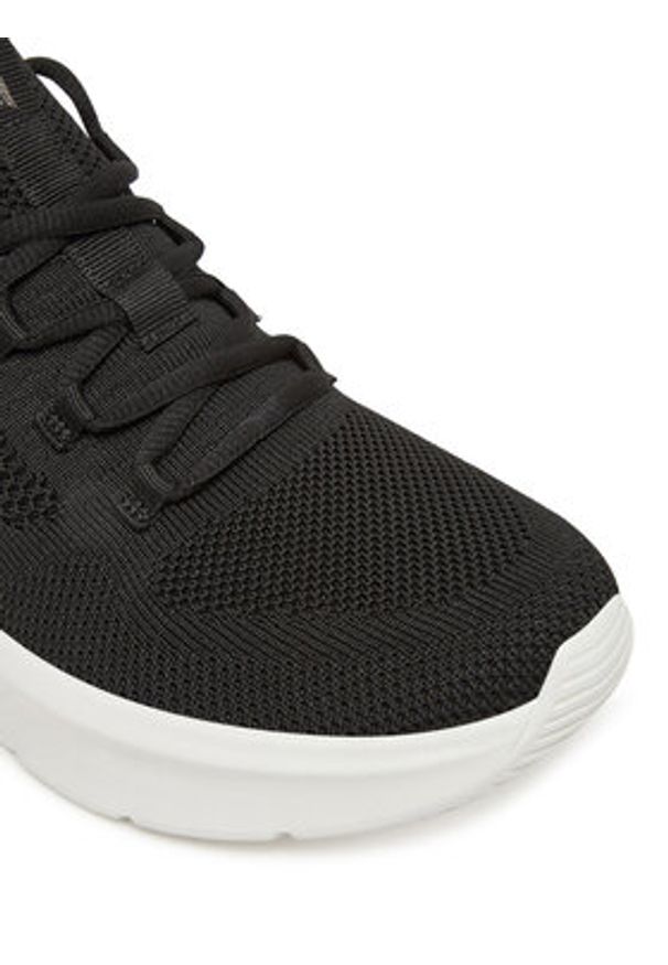 skechers - Skechers Sneakersy Bobs B Love-True Delight 117617/BLK Czarny. Kolor: czarny. Materiał: materiał