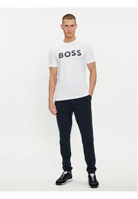 BOSS - Boss T-Shirt Thinking 1 50481923 Biały Regular Fit. Kolor: biały. Materiał: bawełna #3