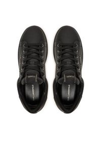 Karl Lagerfeld - KARL LAGERFELD Sneakersy KL52575N Czarny. Kolor: czarny. Materiał: skóra #5