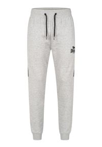 Spodnie do biegania Lonsdale Grinstead. Kolor: szary, czarny, wielokolorowy. Materiał: dresówka #2