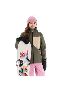 Dziewczęca kurtka narciarska Protest Noortje. Kolor: zielony. Sezon: zima. Sport: narciarstwo #1
