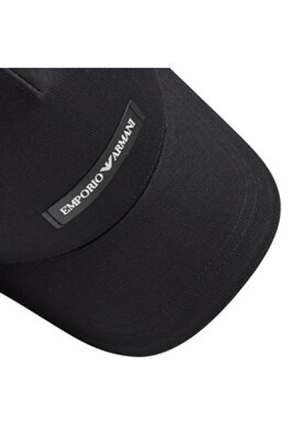 Emporio Armani Czapka z daszkiem 627921 CC991 00020 Czarny. Kolor: czarny. Materiał: materiał