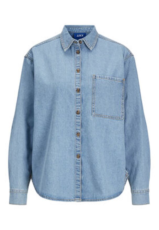 JJXX Koszula jeansowa Jade 12269085 Niebieski Comfort Fit. Kolor: niebieski. Materiał: bawełna