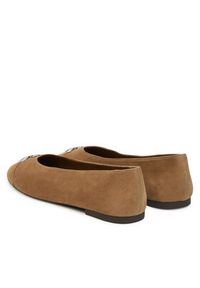Tory Burch Baleriny Charlie 186910 Szary. Kolor: szary. Materiał: skóra, zamsz #2