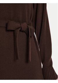 Max Mara Leisure Sukienka dzianinowa Scrivia 24263260 Brązowy Regular Fit. Kolor: brązowy. Materiał: wełna #4