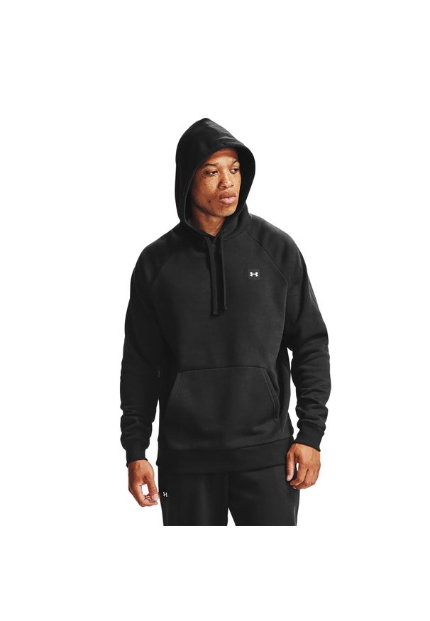 Bluza męska Under Armour Rival Hoodie. Typ kołnierza: kaptur. Kolor: zielony, wielokolorowy, brązowy. Sport: fitness
