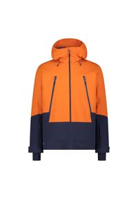 Kurtka męska narciarska męska CMP 34W2037. Kolor: żółty, niebieski, wielokolorowy, pomarańczowy. Sezon: zima. Sport: narciarstwo #1