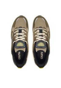 Mizuno Sneakersy Wave Rider ß D1GA3309 Brązowy. Kolor: brązowy. Materiał: skóra. Model: Mizuno Wave #5