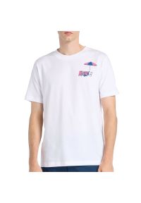 Koszulka męska New Balance MT61T2QHWT - białe. Kolor: biały. Materiał: bawełna. Długość rękawa: krótki rękaw. Długość: krótkie #1
