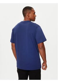 Versace Jeans Couture T-Shirt 77GAHT08 Granatowy Regular Fit. Kolor: niebieski. Materiał: bawełna #3