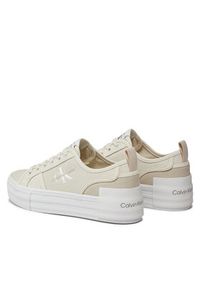 Calvin Klein Jeans Sneakersy Bold Vulc Flatf Low Cs Ml Btw YW0YW01412 Beżowy. Kolor: beżowy #5