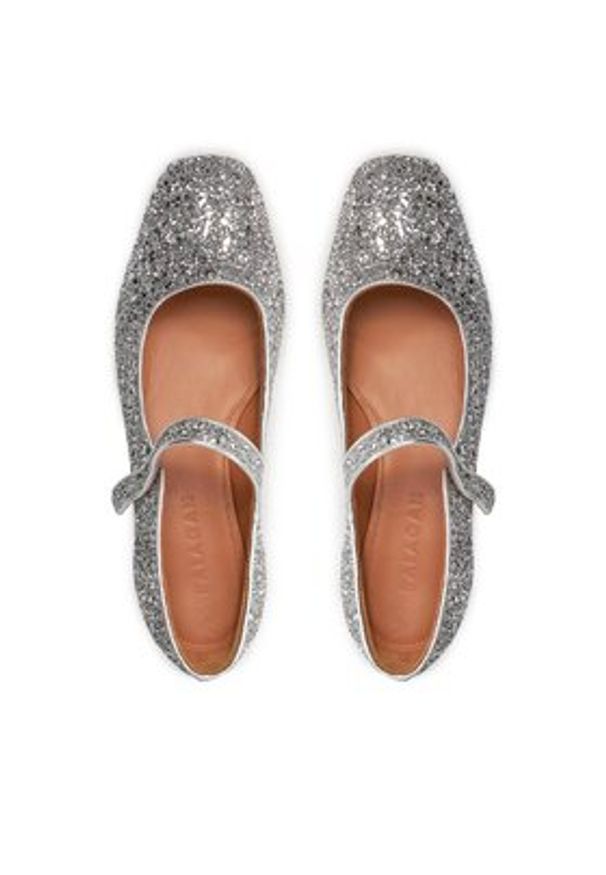 BALAGAN - Balagan Baleriny Dora Srebrny. Kolor: srebrny. Materiał: materiał