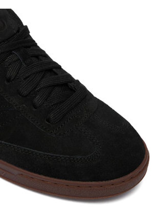 Clarks Sneakersy CraftRally Ace 26183359 Czarny. Kolor: czarny. Materiał: skóra, zamsz