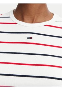Tommy Jeans T-Shirt Essential DW0DW17383 Biały Slim Fit. Kolor: biały. Materiał: bawełna #3