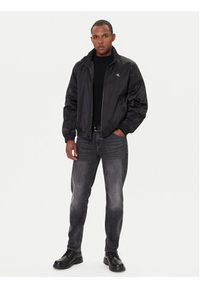 Calvin Klein Jeans Kurtka bomber Harrington LV04RC516G Czarny Regular Fit. Kolor: czarny. Materiał: syntetyk #6
