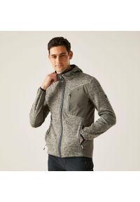 Regatta - Polar turystyczny męski Alven. Typ kołnierza: kaptur. Kolor: pomarańczowy. Materiał: polar. Sport: turystyka piesza #1