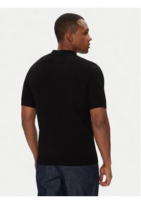 Hugo - HUGO Polo San Peter-CV 50536672 Czarny Regular Fit. Typ kołnierza: polo. Kolor: czarny. Materiał: wiskoza #5