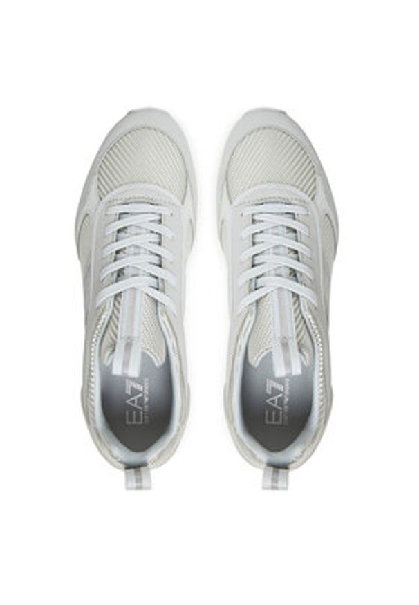 EA7 Emporio Armani Sneakersy X8X185 XR175 U462 Szary. Kolor: szary. Materiał: skóra