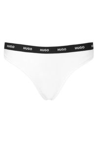 Hugo - HUGO Komplet stringów Triplet Thong Stripe 50545680 Kolorowy. Materiał: bawełna. Wzór: kolorowy #9