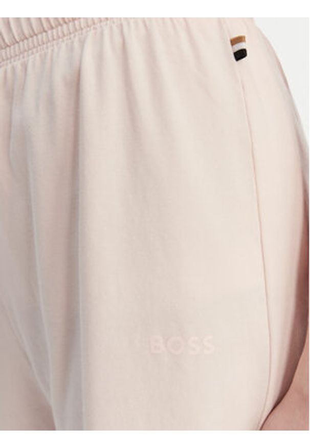 BOSS Szorty piżamowe 50515606 Różowy Regular Fit. Kolor: różowy. Materiał: bawełna