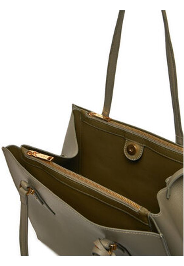 Aldo Torebka Feacan 13824473 Khaki. Kolor: brązowy. Materiał: skórzane