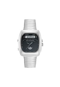 Adidas - adidas Zegarek Retro Wave Three Chronograph AOSY25013 Srebrny. Kolor: srebrny. Styl: retro