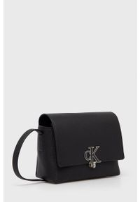 Calvin Klein Jeans Torebka kolor czarny. Kolor: czarny. Rodzaj torebki: na ramię #4