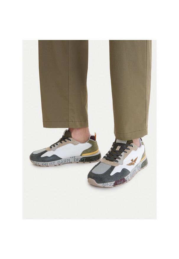 Sneakersy Aeronautica Militare. Wzór: kolorowy