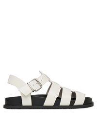 Tommy Jeans Sandały Tjw Fisherman Patent Sandal EN0EN02874 Biały. Kolor: biały. Materiał: skóra