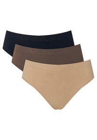 Calvin Klein Underwear Komplet fig LV00QD5212 Beżowy. Kolor: beżowy. Materiał: syntetyk #1