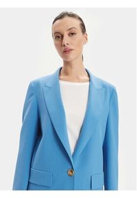 Marella Marynarka Estella 2413041131 Niebieski Oversize. Kolor: niebieski. Materiał: syntetyk #3
