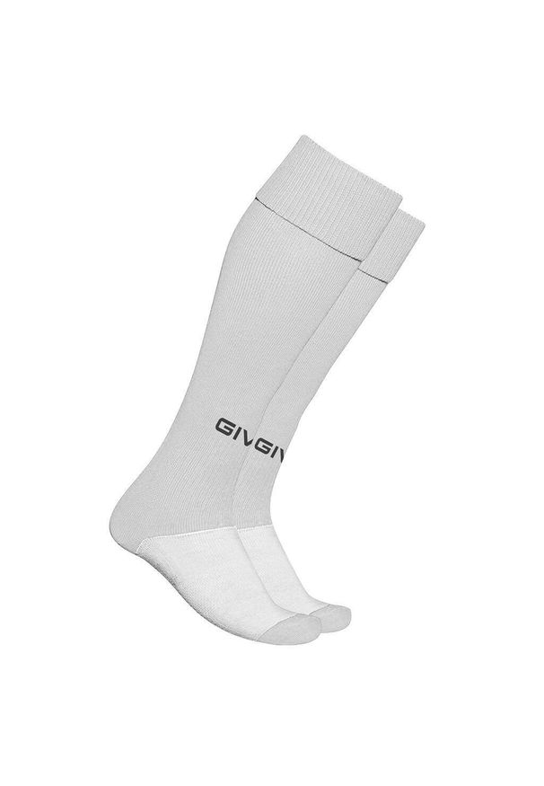 Getry piłkarskie dla dzieci Givova Calcio juniorskie białe. Kolor: biały. Materiał: poliester, bawełna, elastan. Sport: piłka nożna