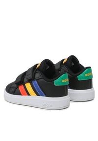 Adidas - adidas Sneakersy Grand Court Lifestyle Hook and Loop Shoes HP8918 Czarny. Kolor: czarny. Materiał: syntetyk #3