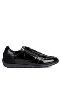 Geox Sneakersy D Calithe D36N0A 06722 C9999 Czarny. Kolor: czarny. Materiał: zamsz, skóra