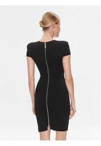 Marciano Guess Sukienka koktajlowa 4RGK67 6375Z Czarny Slim Fit. Kolor: czarny. Materiał: wiskoza, syntetyk. Styl: wizytowy