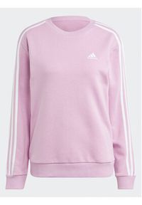 Adidas - adidas Bluza Essentials 3-Stripes IM0213 Różowy Regular Fit. Kolor: różowy. Materiał: bawełna #4