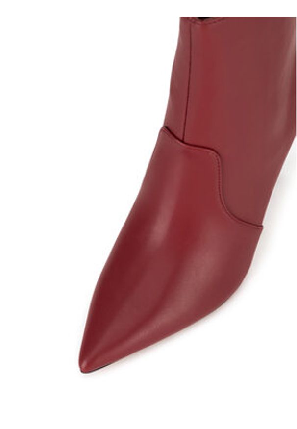 Nine West Botki BYCCC05 Czerwony. Kolor: czerwony. Materiał: materiał