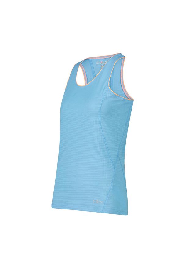 Damski tank top CMP. Kolor: niebieski. Długość rękawa: bez rękawów