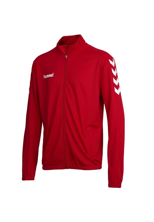 Bluza sportowa dla dorosłych Hummel Core Poly Jacket. Kolor: czerwony, wielokolorowy, różowy