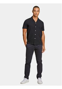 Lindbergh Koszula 30-203319 Czarny Relaxed Fit. Kolor: czarny. Materiał: bawełna #6