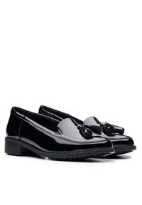 Clarks Loafersy Havisham Edge 26178704 Czarny. Kolor: czarny. Materiał: lakier, skóra