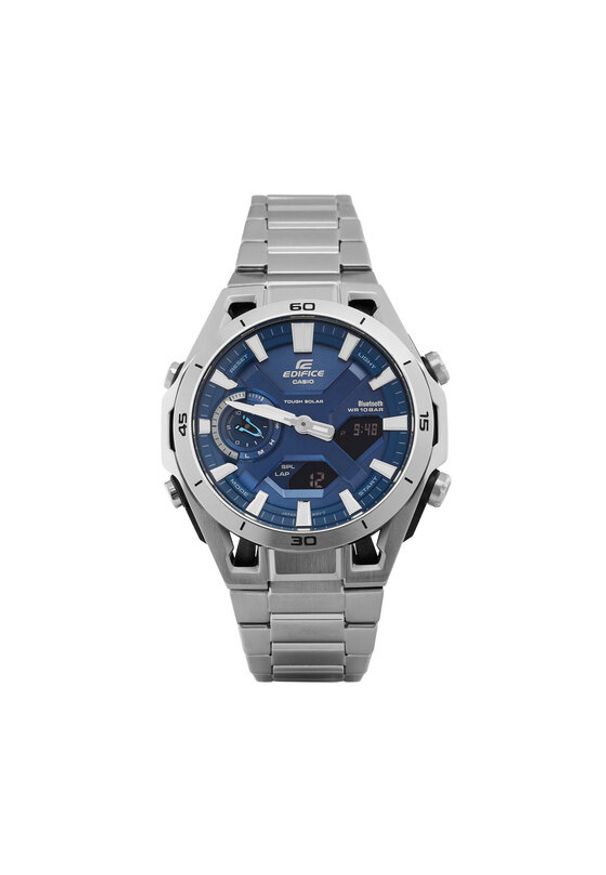 Casio Zegarek Edifice ECB-2300D-2AEF Srebrny. Kolor: srebrny