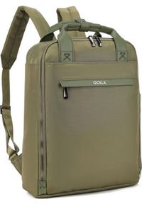 GOLLA - Golla Backpack Orion 16'' green. Materiał: tkanina. Styl: casual, elegancki