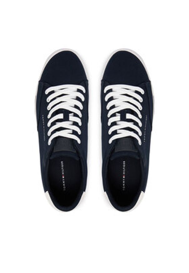 TOMMY HILFIGER - Tommy Hilfiger Tenisówki Vulc Core Rwb Long FM0FM05813 Granatowy. Kolor: niebieski. Materiał: materiał