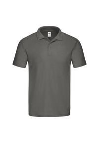 FRUIT OF THE LOOM - Oryginalna Koszulka Polo Dla Dorosłych Unisex. Typ kołnierza: polo. Kolor: zielony
