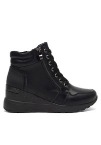 Clara Barson Botki AUGUSTA WS2229-47 Czarny. Kolor: czarny. Materiał: skóra