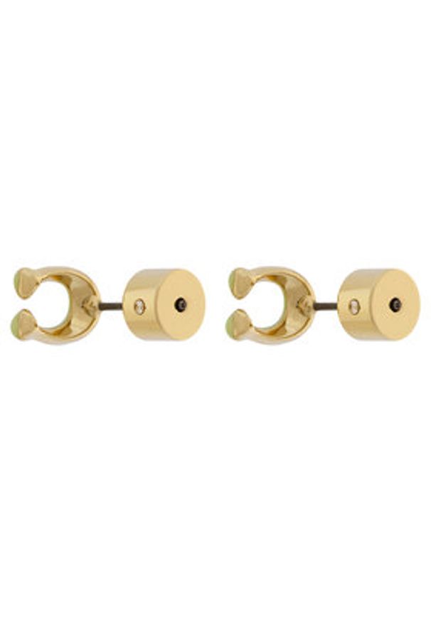 Coach Kolczyki 37506222 Złoty. Materiał: metalowe. Kolor: złoty