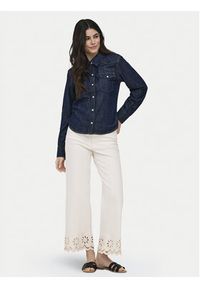 only - ONLY Jeansy Madison 15372378 Kremowy Straight Leg. Kolor: kremowy #7