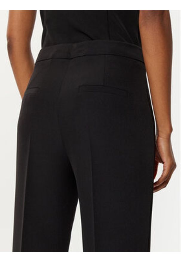 Kontatto Spodnie materiałowe MA2045F Czarny Regular Fit. Kolor: czarny. Materiał: syntetyk